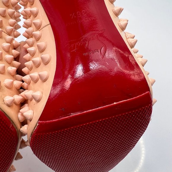 🌷❤️🔥FINAL SALE 🔥 NO OFFERS🌷💥Christian Louboutin Pigalle Spikes 120 36.5 - Picture 9 of 9